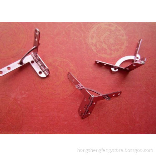 Manufacturer Supply Pink Color Metal Quadrant Hinge for Wooden Box